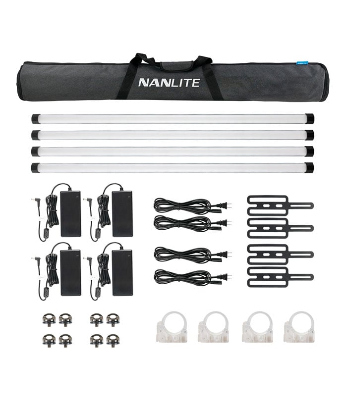 NANLITE Pavotube II 30X 4KIT RGB Tubelight, 32W, 2700K-12000K