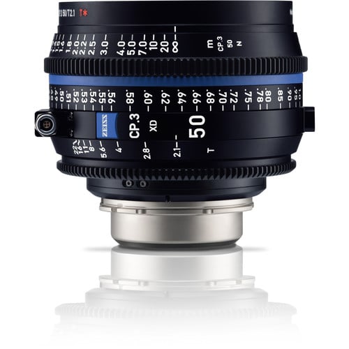 Zeiss CP.3 XD 50mm T2.1 Compact Prime Lens (PL Mount, Meters)