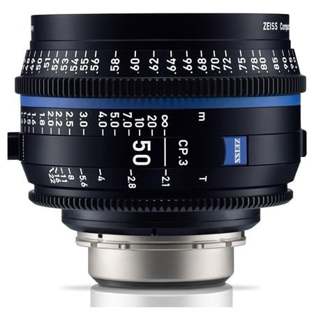 Zeiss CP.3 50mm T2.1 Compact Prime Lens (PL Mount, Meters)