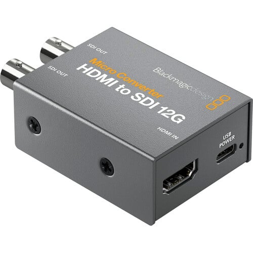 Blackmagic Micro Converter HDMI to SDI 12G with Power Supply