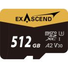Exascend 512GB Catalyst UHS-I microSDXC Memory Card(Read:175MB/S, Write:150MB/S)