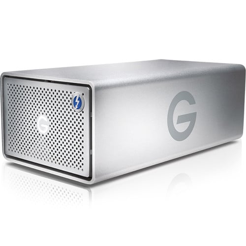 G-Technology 12TB G-RAID Removable Thunderbolt 3 & USB-C Silver