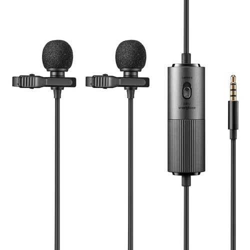 Godox Dual wired Lavalier Microphone