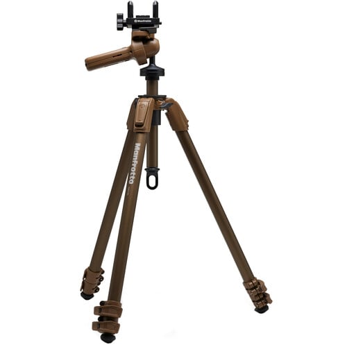 Manfrotto Alpha S.H.O.T. Grip Pro Tripod Kit Aluminimum (055-Series Legs)