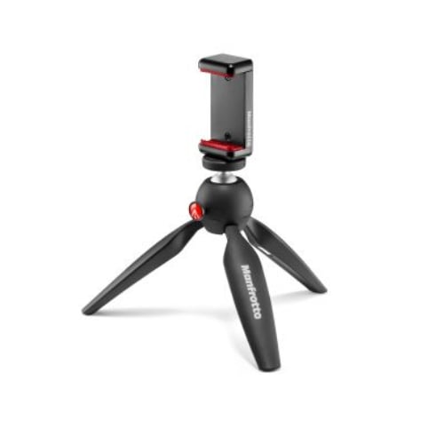 Manfrotto Mini Tripod Black with Universal Smartphone Clamp