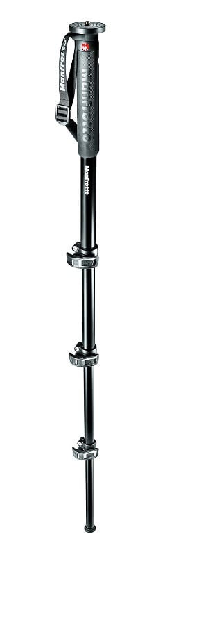 Manfrotto XPRO 4-Section photo monopod, aluminum with Quick power lock