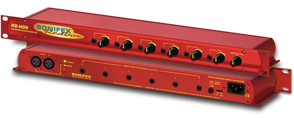 Sonifex RB-HD6 6 Way Headphone Distribution Amplifier