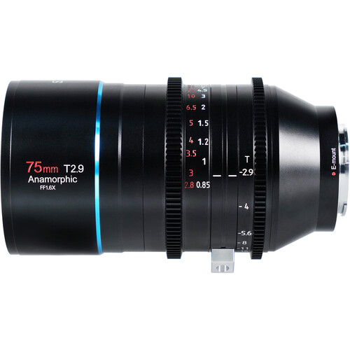 Sirui 75mm T2.9 1.6x Anamorphic Lens (Sony E)