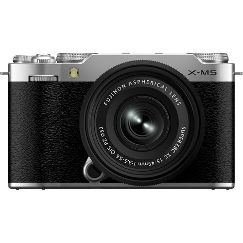 Fujifilm Digital Camera X-M5 /15-45mm Kit (Silver)